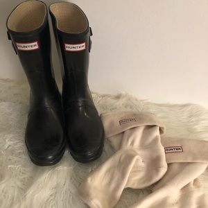 Hunter boots - black